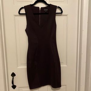 TOP SHOP BODY CON DRESS deep purple